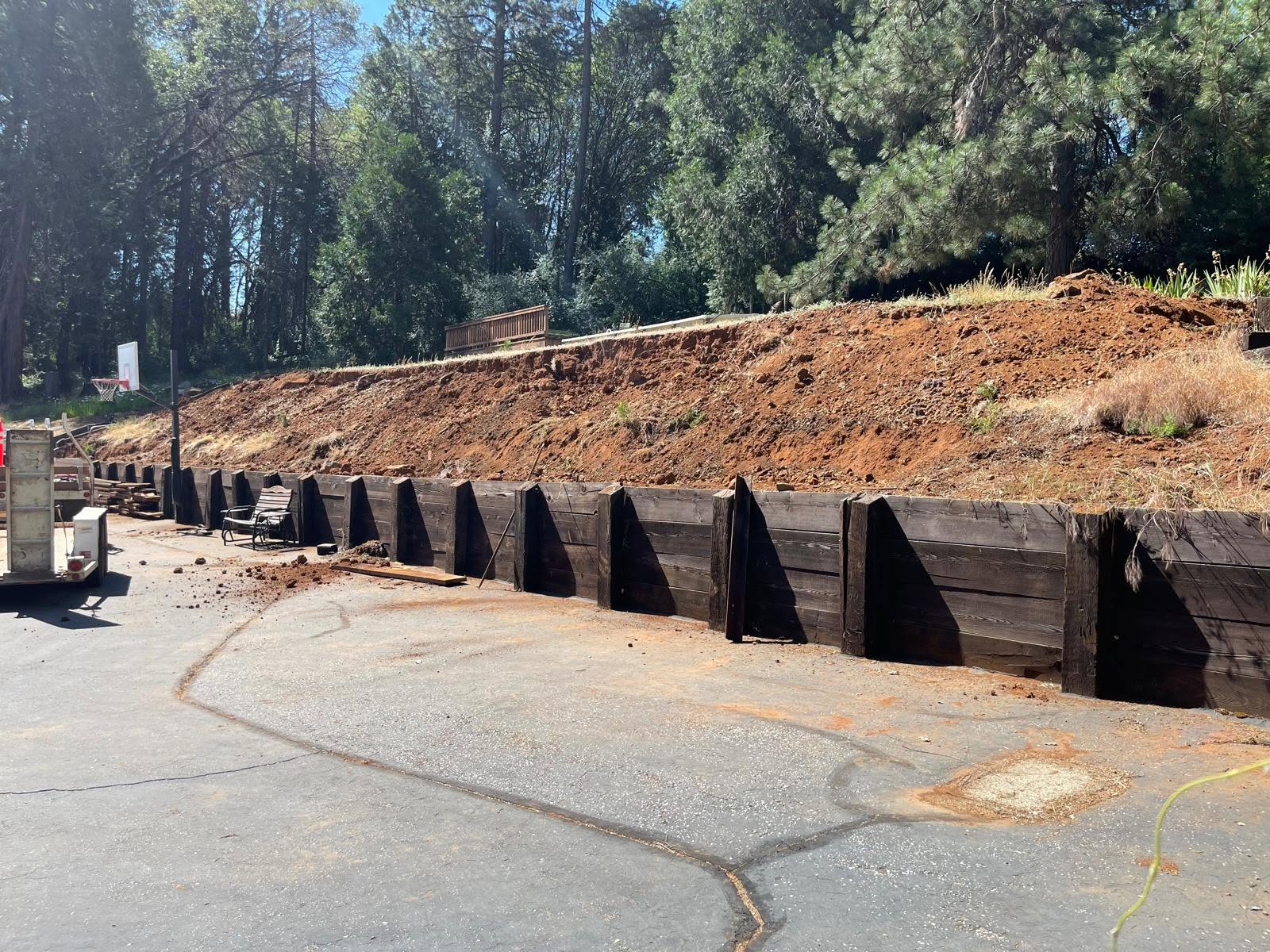 Timber Terrace & Planters — retaining wall in Poway, CA