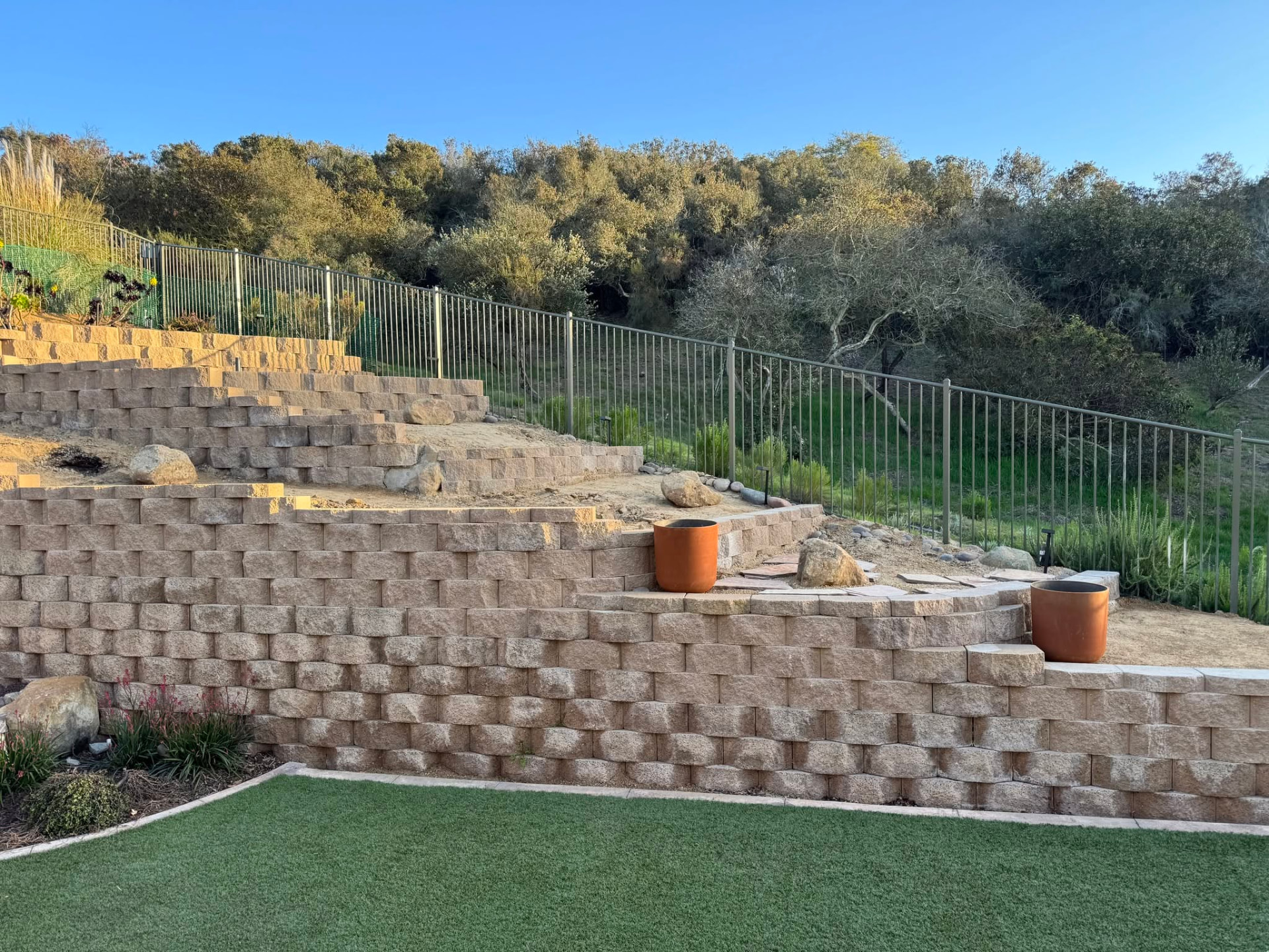 Hillside MSE Terrace — retaining wall in San Diego, CA